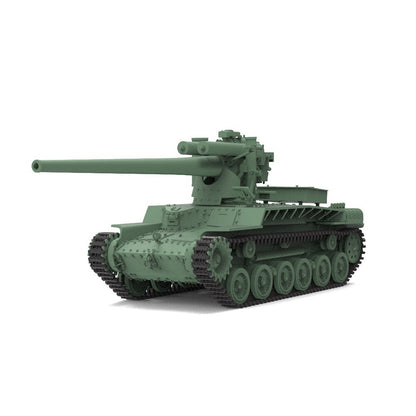 SSMODEL SS35822 1/35 Military Model Kit Japan Type 97 Chi-Ha Long 12cm Gun Tank
