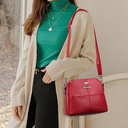 Fashion Leather Handbag Purse Small Crossbody Shoulder Messenger Bag Polyester
