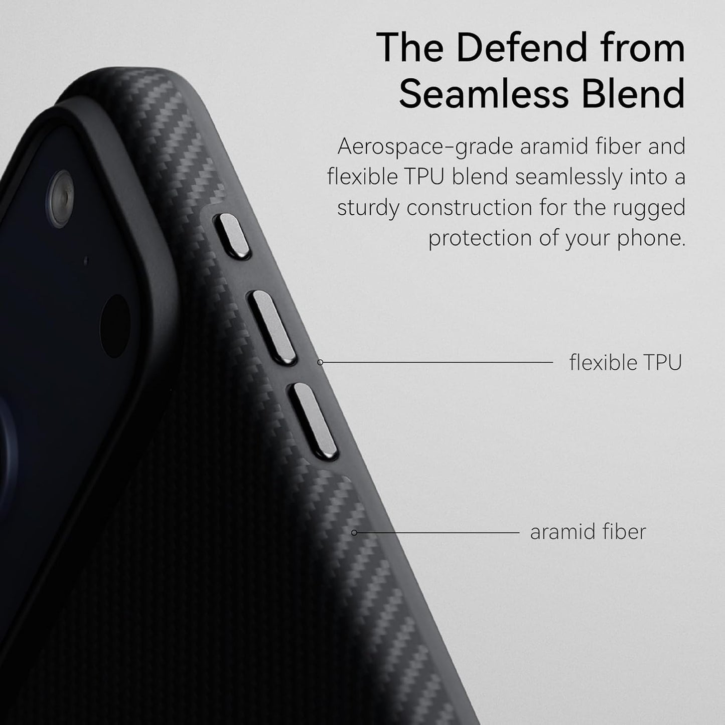 for Iphone 17 Pro Case 6.3" with Camera Control Button, Tough yet Elegant, Compa