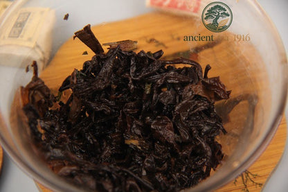 500g Early Spring Ripe Pu'er Tea Mellow Square Brick Mini Tea Puer Bricks