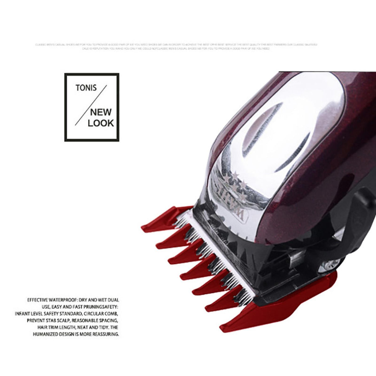 8PCS Universal Hair Clipper Limit Comb Trimmer Guard Combs Accessory For WAHL