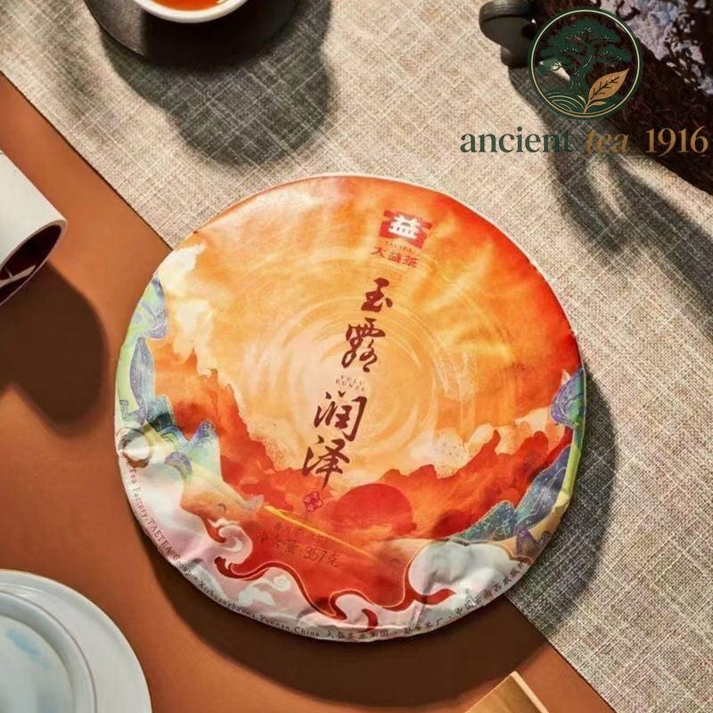 357g 2022 Menghai Dayi Pu'er Tea Cake Pu-erh Yunnan Puer