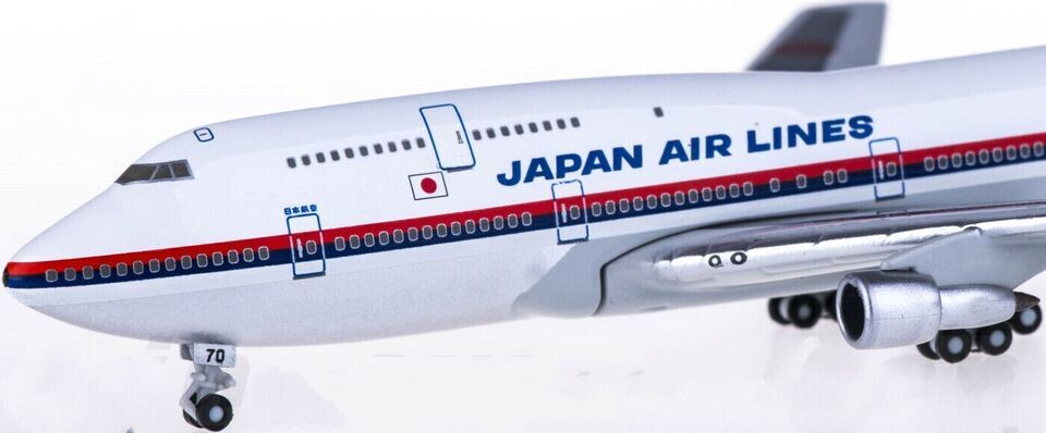 1:500 Hogan JAPAN AIRLINES BOEING 747-400 Passenger Aircraft Diecast Plane Model