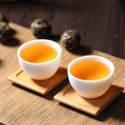 Handmade pearl YiWu puerh tea mini Raw pu-erh puerh tuo tea Uncooked puerh