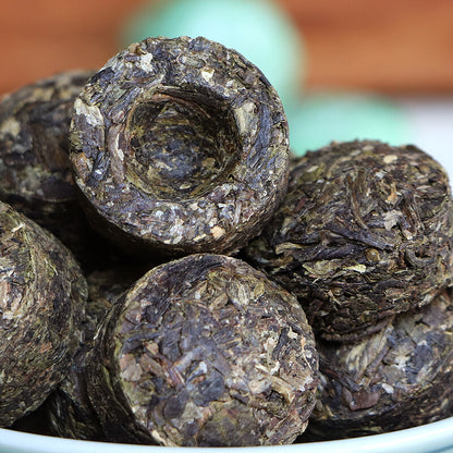 Pu Erh Puer Tuocha Lotus Leaf Flavored Mini Raw Fitness Shen Pu'er Tea 500g