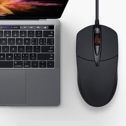 USB 2.0 Optical Wired Scroll Wheel Mouse PC Laptop Notebook Desktop Black Lot