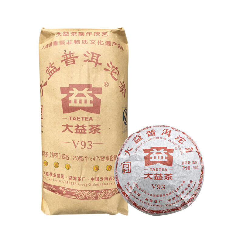 Yunnan Menghai Dayi V93 Pu-erh Tea Tuo Cha 2011 250g Ripe Puerh Puer Tuocha Shu