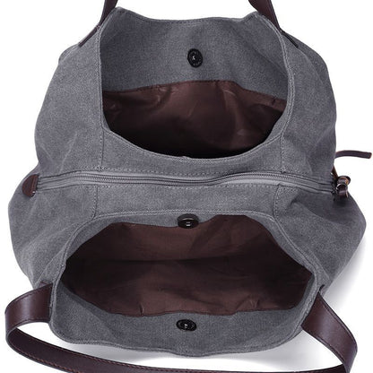 Canvas Handbags Wild Art Simple Shoulder Bags Versatile Traveling Shoulder Purse