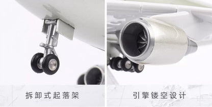 1:150 47CM NWA BOEING 747-400 Airplane Landing Gear Resin Aircraft Plane Model