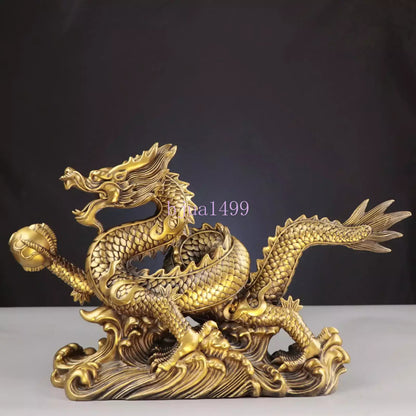 Chinese Feng Shui Dragon Statue Chinese Dragon Figurine Decor Collectibles