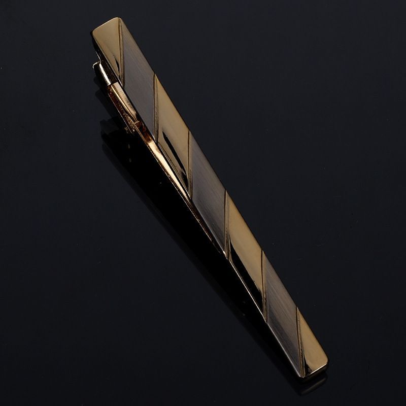 Men Business Necktie Clips 5.5cm Metal Ties Classic Simple Fashion Clasp Jewelry