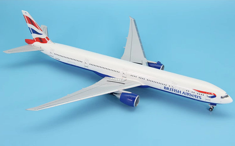 37CM 1:200 Risesoon British Airways BOEING 777-300ER Airplane ABS Plastic Model