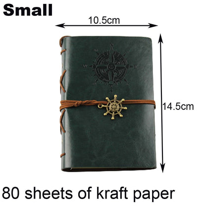 Photo Album 30 Sheet Vintage Leather Scrapbooking Book Refillable Page 21.5x17cm