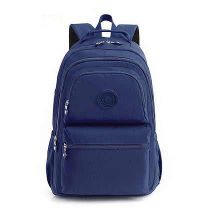 Backpack Large School Bags Anti-theft Nylon Waterproof Travel Rucksack Polyester