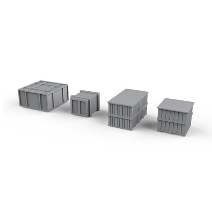 Yao's Studio LYT64021 1/64 Crate For Model Railroads Display