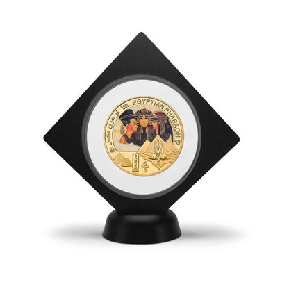 Commemorative Challenge Coins Egyptian Pharaoh Gold Plated Craft Souvenir 1.57in