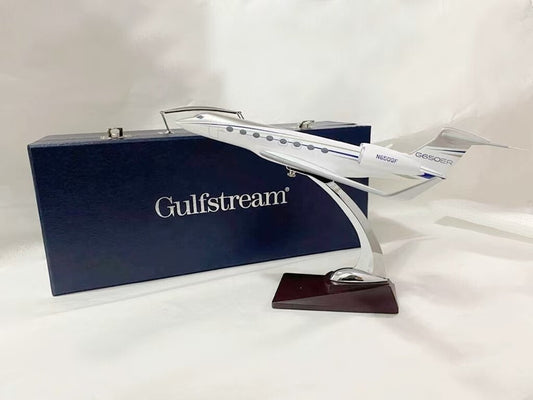 1:100 31CM Gulfstream G650ER NG50GF Business Jet Plane Resin Aircrarft Model