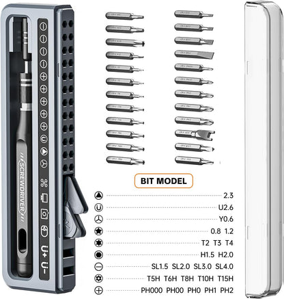 32-In-1 Small Precision Screwdriver Set, Professional Magnetic Mini Repair Tool