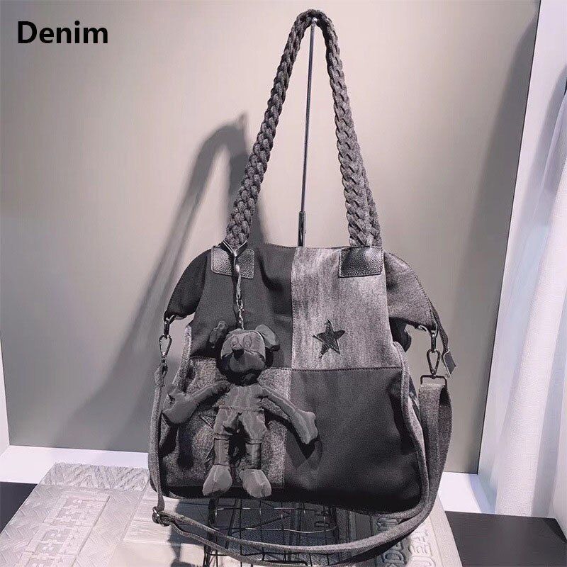 Crossbody Bag Vintage Travelling Shoulder Bag Totes Handbag Purse Crossbody Net