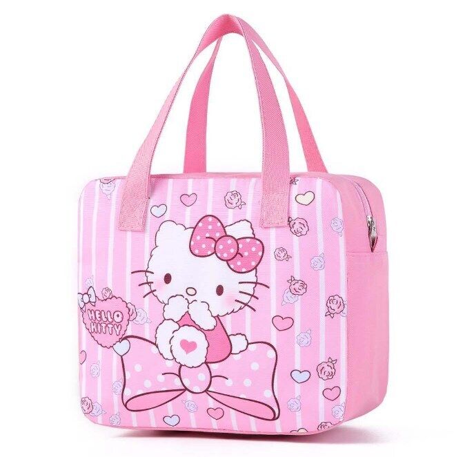 Cute My Melody Lunch Box Case Bag Storage Bag Handbag Iinsulation Picnic Bag