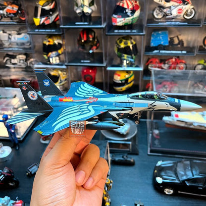 1: 144 American F15E attack hawk fighter bomber metal model with weapons