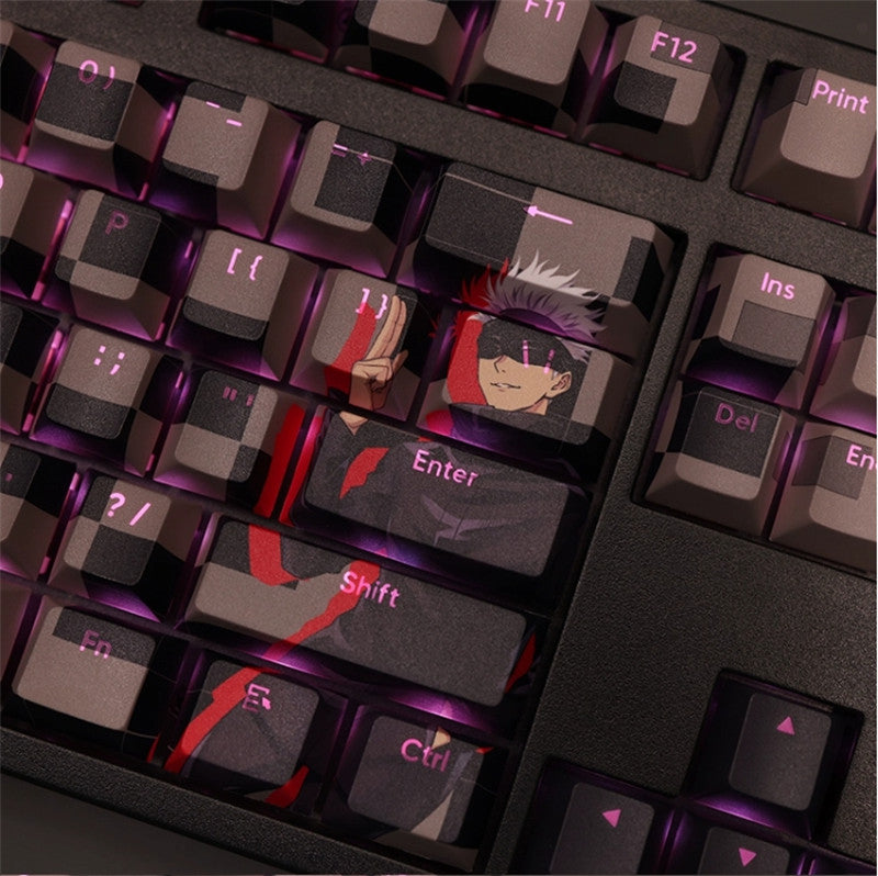 Anime Jujutsu Kaisen 108 PBT Keycap Set for Mechanical Keyboard