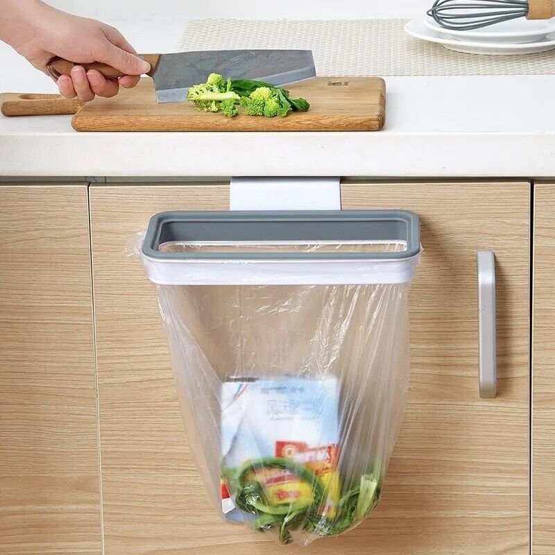 Base Sujetador Con Tapa Elimina Olores Bolsa Portatil De Plastico Colgar Basura