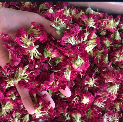 Dried Carnation Flowers Natural Tea, Vegan, Edible Biodegradable new
