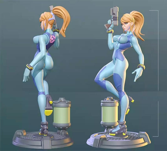 1/24 resin figure model Fantasy Galaxy Female Warrior unassembled unpainted