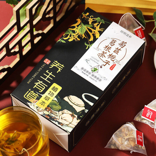 婉明Chicory Gardenia Kudzu Tea Lily Mulberry Leaf Combo Health Tea