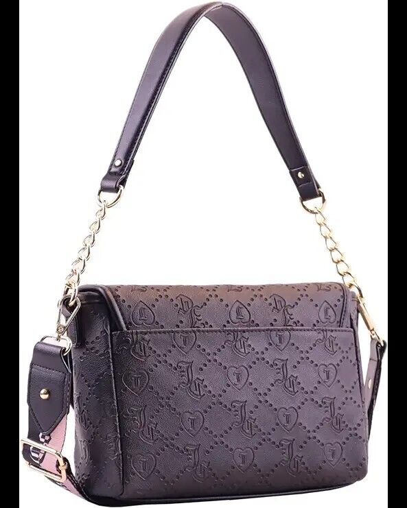 New! Juicy Couture Charm I’m Sure Crossbody Bag Black Women's Bag Gift