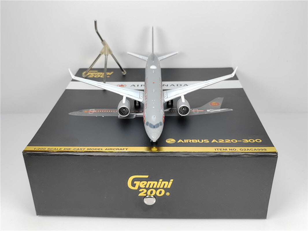 1:200 Geminijets AIR CANADA AIRBUS A220-300 Airplane Diecast Aircraft Model
