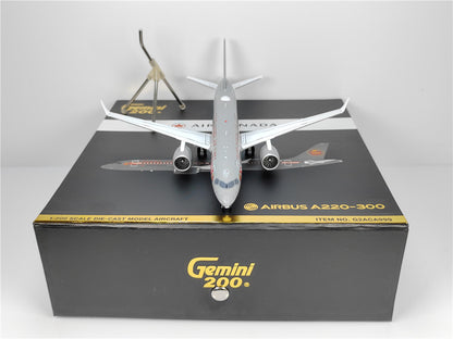 1:200 Geminijets AIR CANADA AIRBUS A220-300 Airplane Diecast Aircraft Model