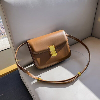 Women’s Genuine Shoulder Bag Small Square Bags Handbag Bags