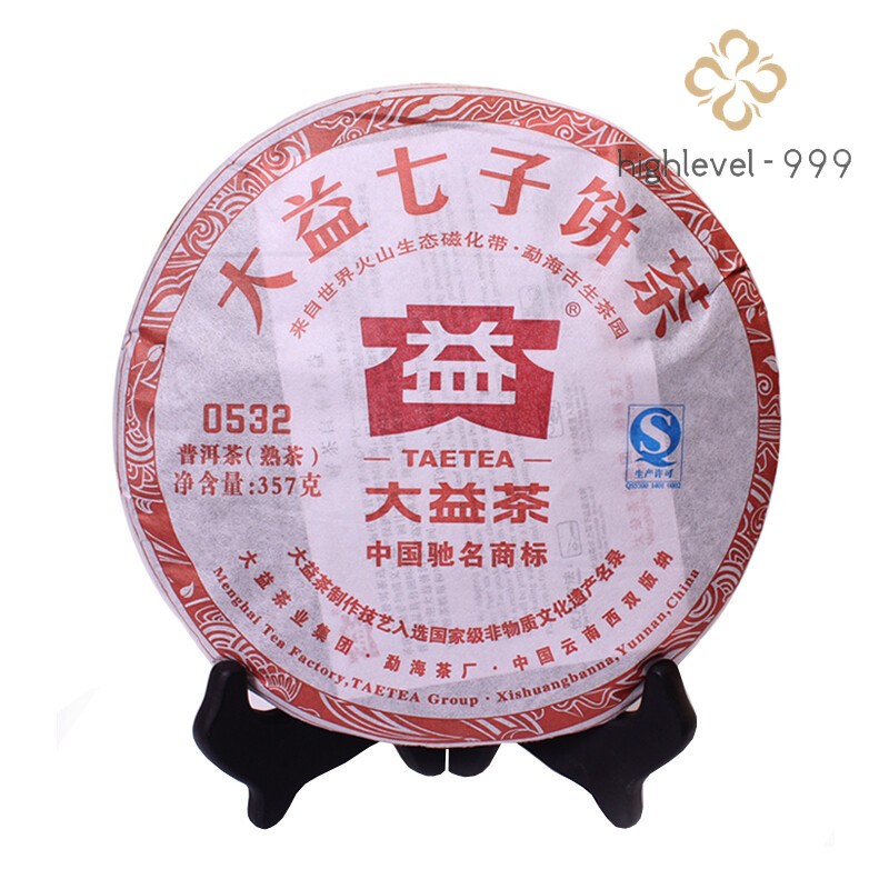 TAETEA 0532 * 2012 Year Menghai Dayi Tea Beeng Pu-erh Puer Tea 357g Ripe 201