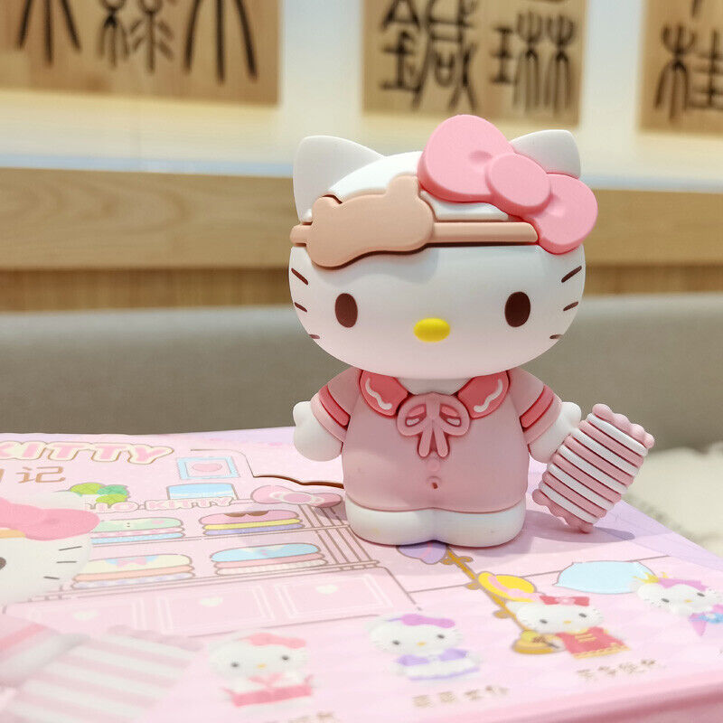 Genuine Sanrio Miniso Hellokitty Toy Figure Doll Cute Cat Decoration
