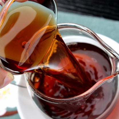 TAETEA Red Rhyme Round Tea Menghai Tea Factory Dayi Pu'er Tea Ripe