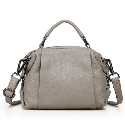 Winter Shoulder Bag Ladies Genuine Handbag Women Cowhide Crossbody Bags