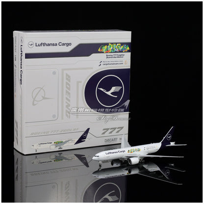 1:400 JC Wings Lufthansa Cargo Plane B777F Diecast Aircraft Model