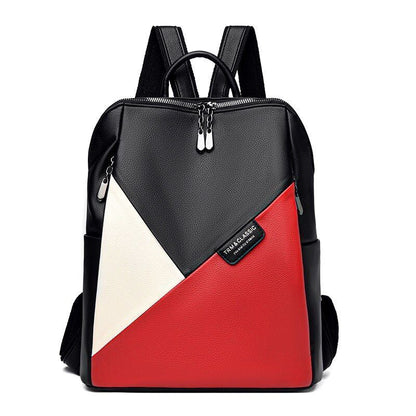 Genuine Leather Backpacks Travel Bag Business Bag School Softback Multicolor 1PC
