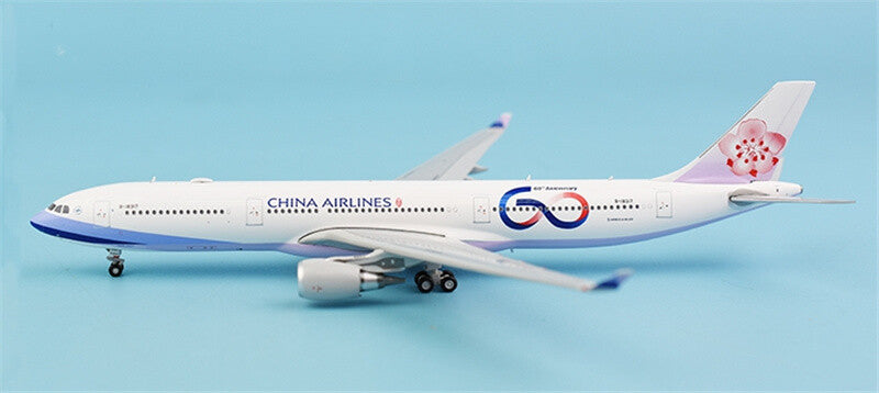 JC Wings China Airlines For Airbus A330-300 B-18317 60th Anniversay 1/400 plane