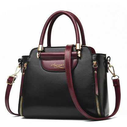 New Women's PU Leather Bag Tote Purse Shoulder Messenger Satchel Handbag