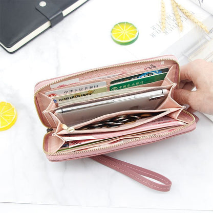 Long Women Wallet Wallet Zipper Large Clutch Bag Purse Card Holder Wallets 1 PC