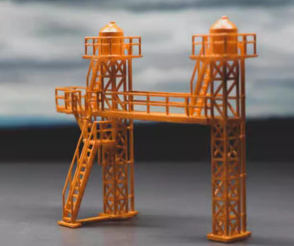 1/160 Train Model Scene N21 Fuel Station Model