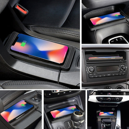 Wireless Car Phone Charger Fast Charging PadMat For iPhone Samsung Universal LOT