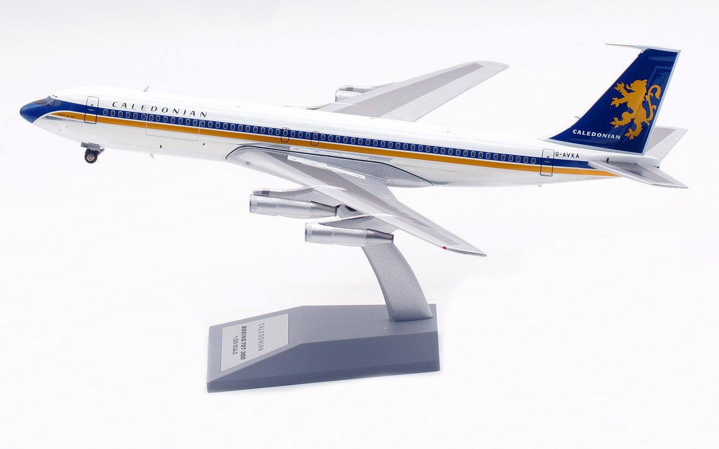 1:200 InFlight CALEDONIAN B707-300 Passenger Airplane Diecast Aircraft Model