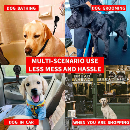 NEW 9CM Dog Bathing Rope with Suction Cup Pet Dog Grooming Tub Restraint Loops