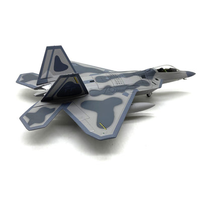 18cm 1:100 US F22 Raptor Stealth Fighter Alloy Aircraft Fighter Military Model B