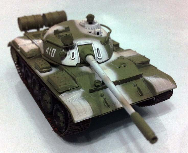 USSR army T-55 Russian tank 1:72 finished Easy Model