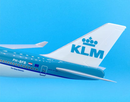 47CM 1:150 KLM BOEING 747-400 PH-BFB Passenger Airplane Resin Aircraft Model